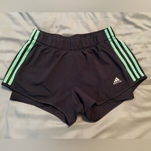 Adidas Women’s Climalite 2-in-1 running shorts